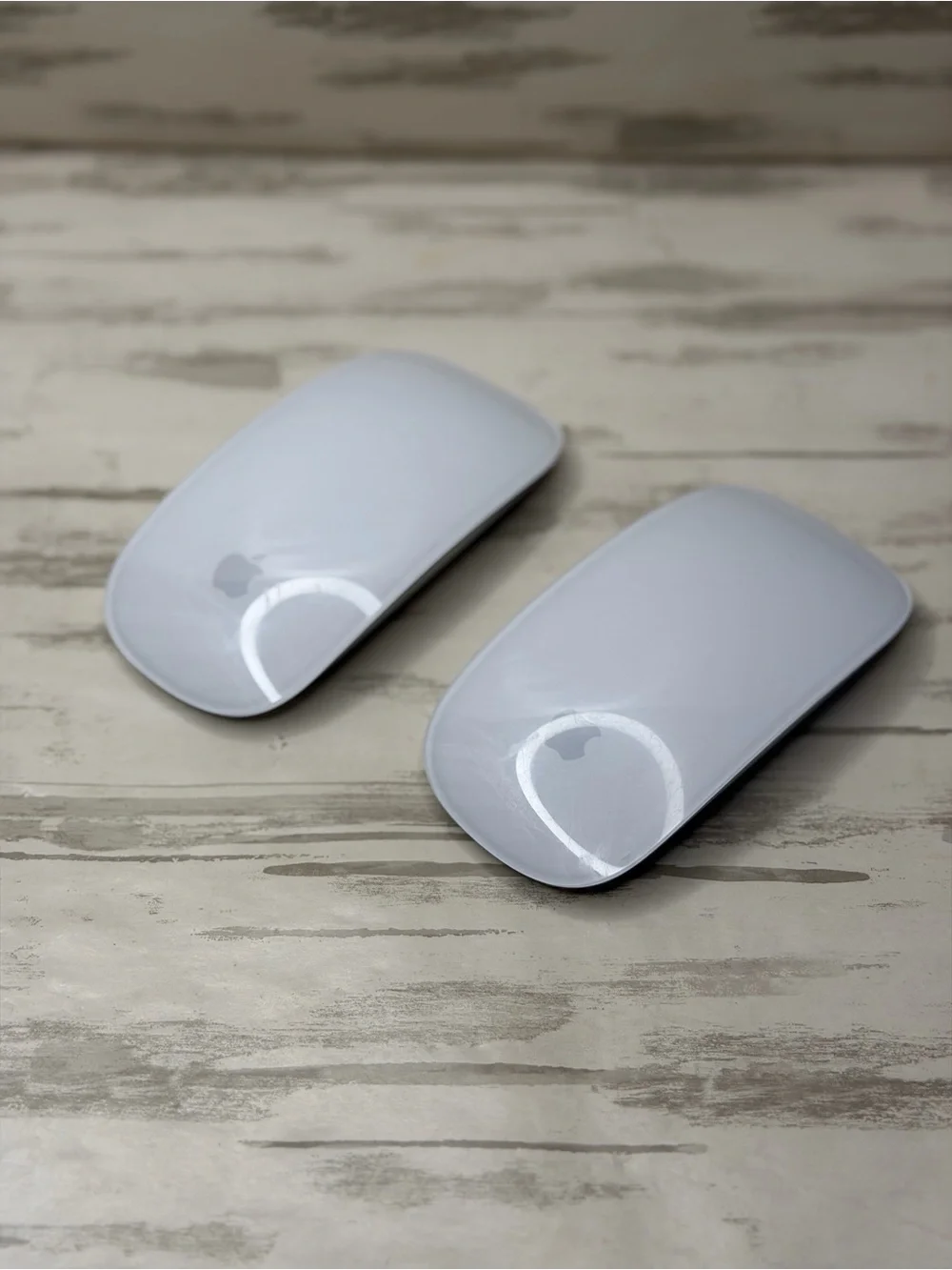 [Lot of 2] Apple Bluetooth Wireless Magic Mouse (1st Gen) A1296 - Working